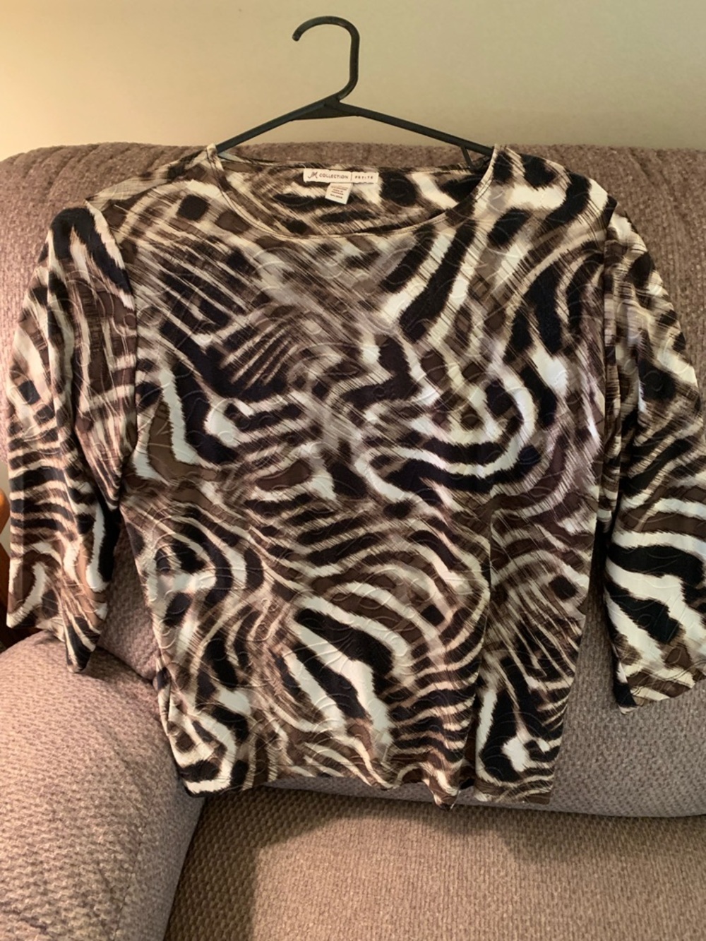 JM Collection 3/4 sleeve top